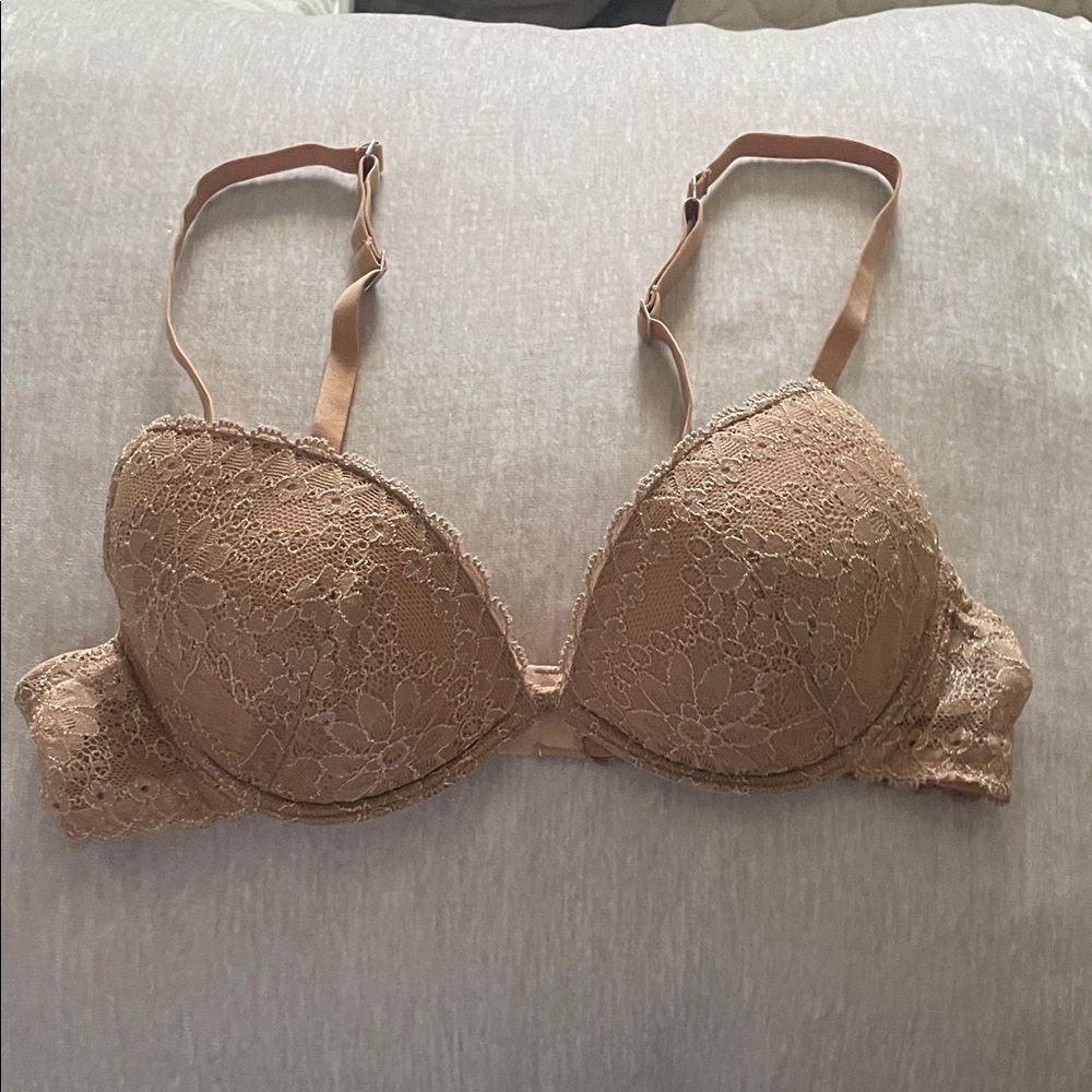 La Perla Studio 2 Lace Push-Up Bra in Tan